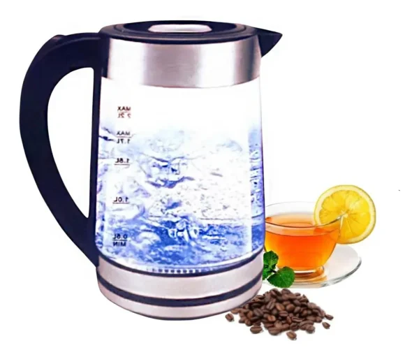Hervidor 2.2L de Vidrio Templado 1500W X12 - Imagen 2