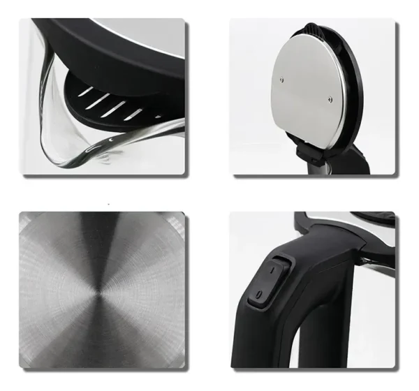 Hervidor 2.3L de Vidrio Templado 1500W X12 - Imagen 3