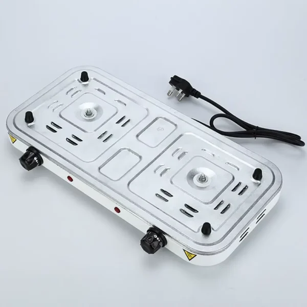 Cocina de Dos Hornilla Placa Calefactora 2000W X6 - Imagen 4