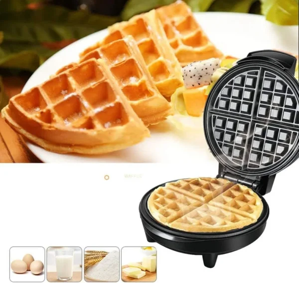 Waflera de 04 Moldes Antiadherente 1000W X12 - Imagen 3