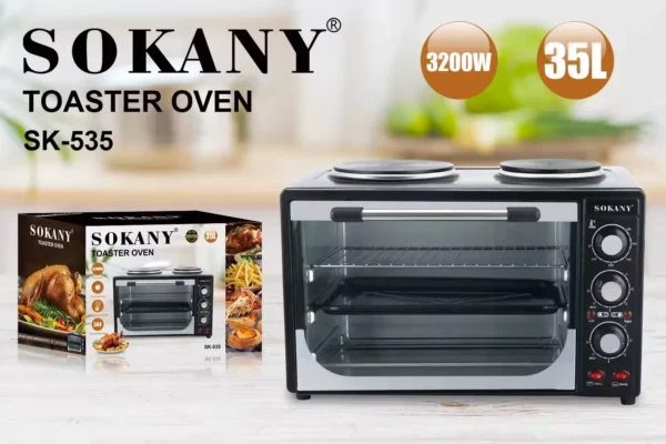 Horno de 35L con Dos Estufas 3200W X3 - Imagen 4