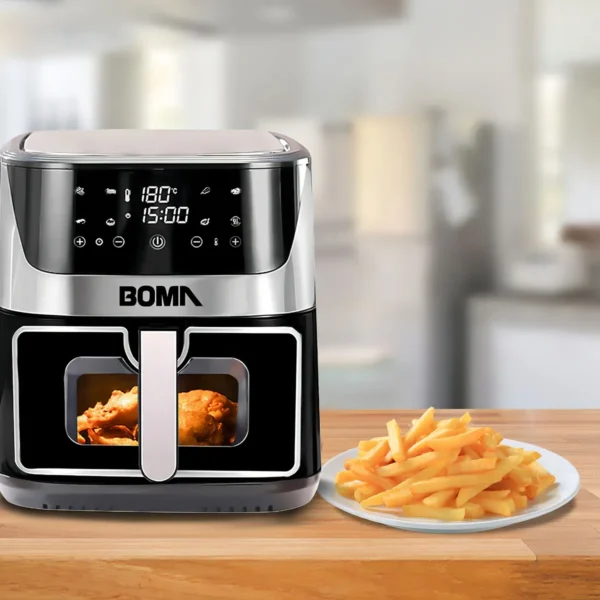 Freidora de Aire de 12L Inox Digital con Visor 1500W X4 - Imagen 4