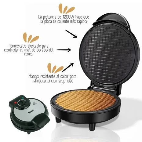 Máquina para Tortillas Antiadherente 1200W X12